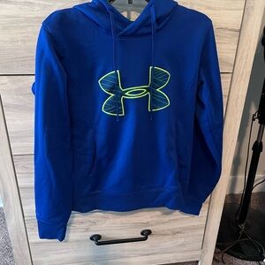 Under Armour  Blue ColdGear Semi-Fitted Hoodie